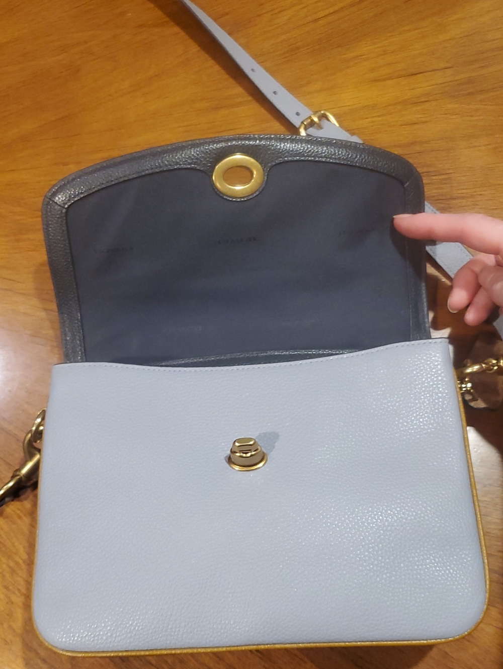 Like NEW Coach Cassie Signature Colorblock Crossbody - Picture 9 of 12